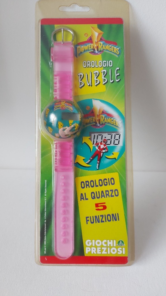 ZEGAREK ELEKTONICZNY POWER RANGERS WŁOCHY 1995r | Toruń | Kup teraz na ...