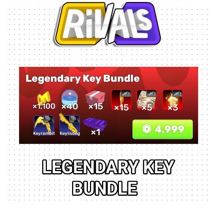 Roblox Rivals Legendary Key Bundle | Wieliczka | Kup teraz na Allegro ...