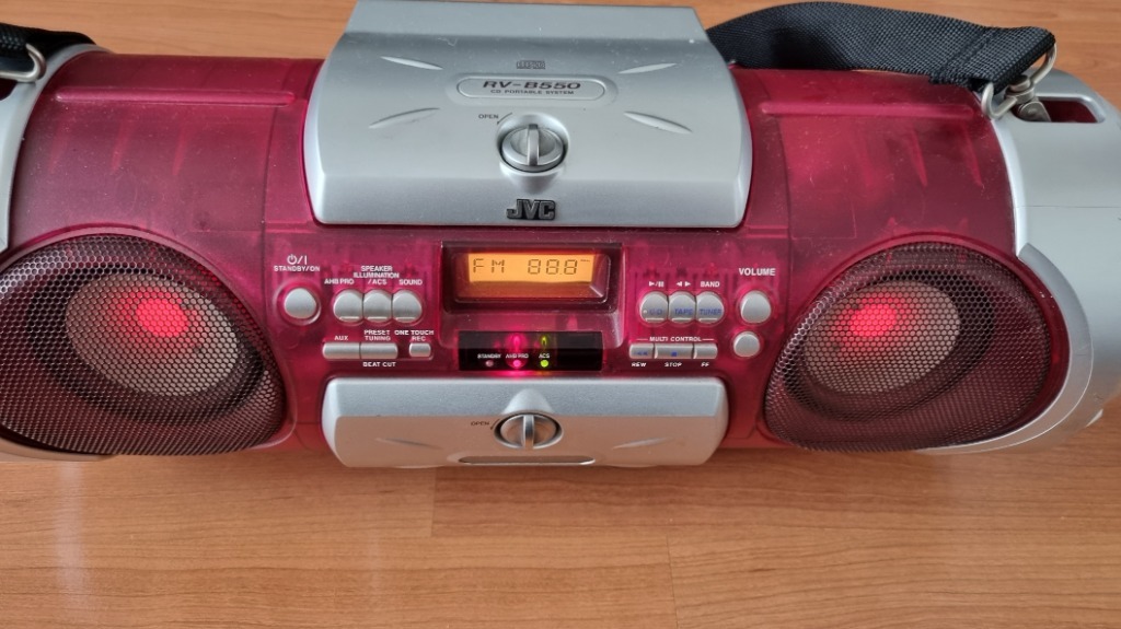 RADIO BOOMBOX JVC RVB550 Łódź Kup teraz na Allegro Lokalnie
