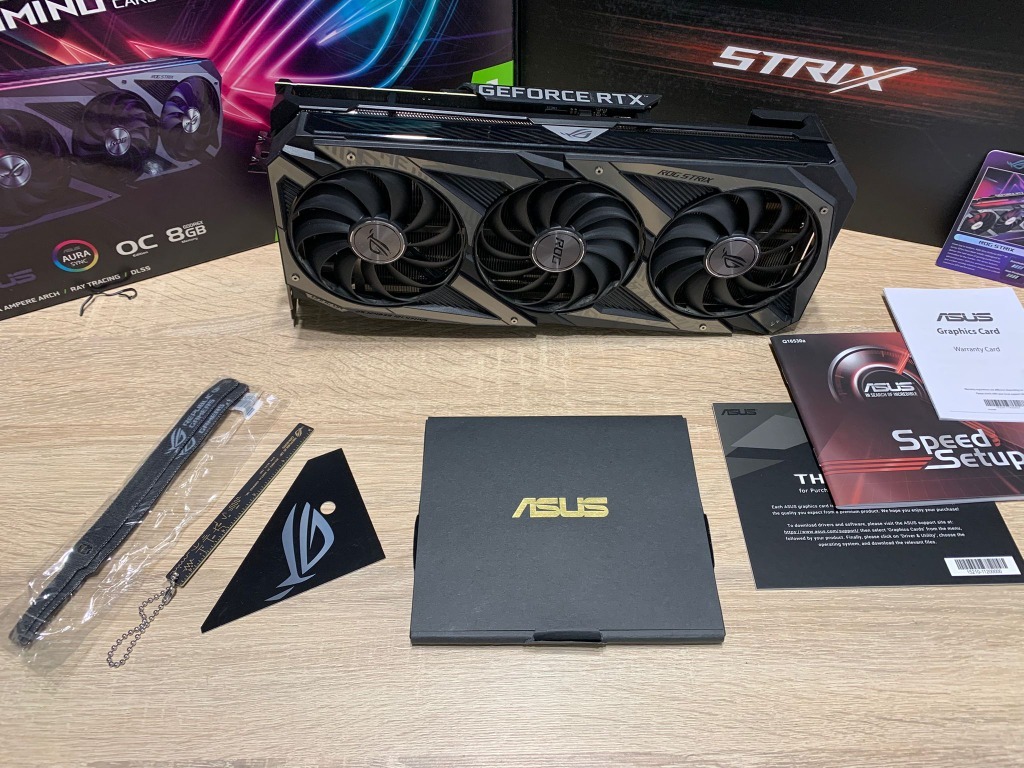 Asus Rog Strix RTX 3070 Ti 8GB Gaming box | Mosina | Kup teraz na ...