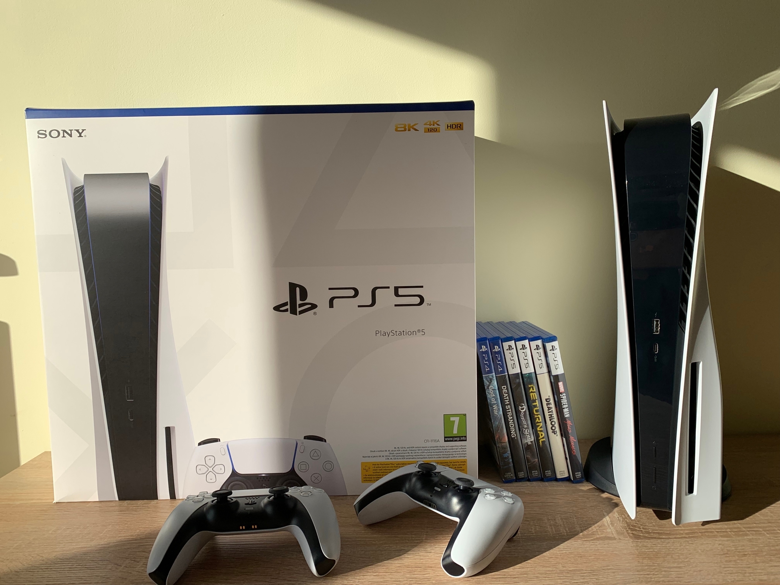 Sony PlayStation 5 PS5 Napęd / 2 pady / 6 gier Orzesze Kup teraz na