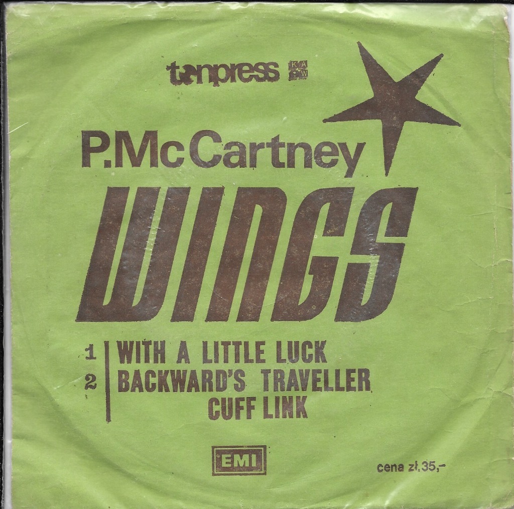 WINGS With A Little Luck / Backward`s Traveller... Ząbkowice Śląskie