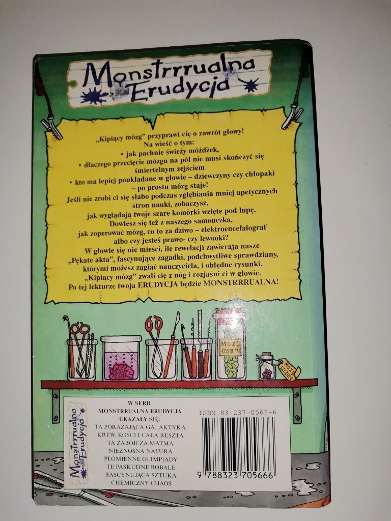 Kipiący mózg Nick Arnold Monstrrrualna erudycja Łódź Kup teraz na Allegro Lokalnie