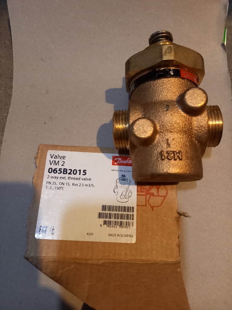 Zawor regulacyjny DANFOSS VM2 DN15 Kvs=2,5 065B201 | Ciazen ...
