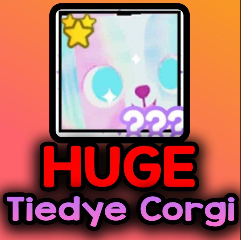 HUGE TIEDYE PET SIMULATOR X Szczerców Kup teraz na Allegro