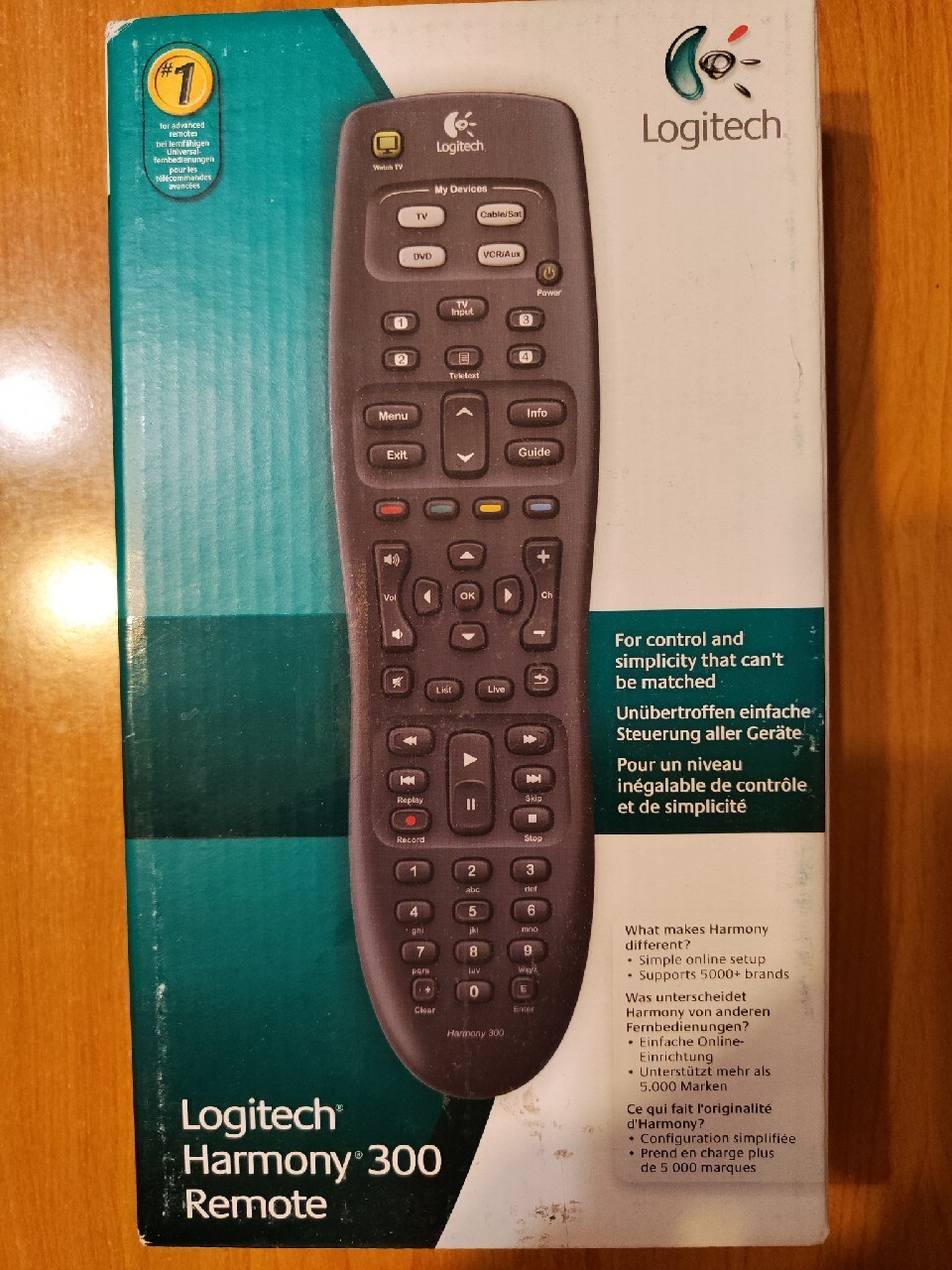 Pilot uniwersalny Logitech Harmony 300 Remote Wrocław Kup teraz na