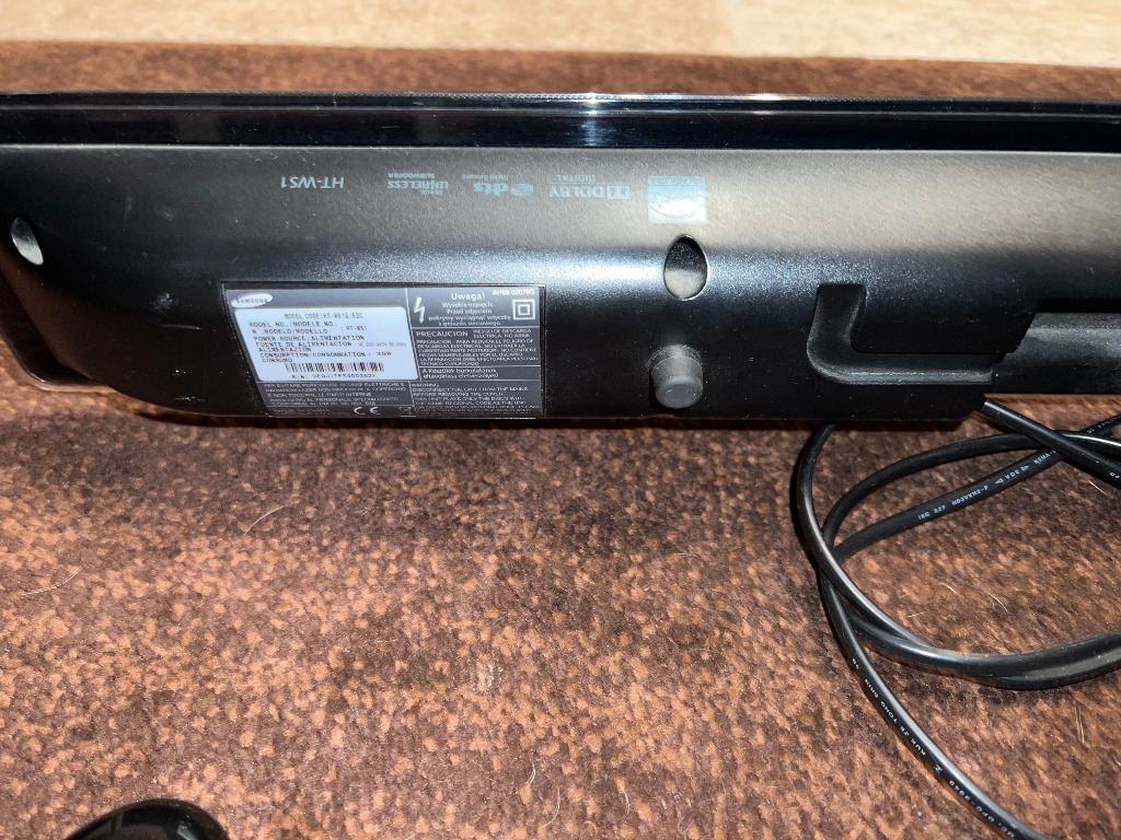 SOUNDBAR SAMSUNG HTWS1 + SUBWOOFER PSWWS1 Ciemne Kup teraz na