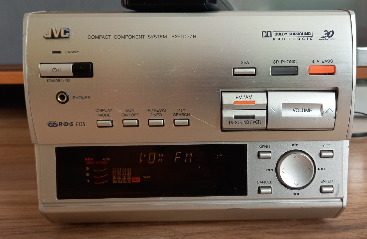 Amplituner JVC EXTD77R +Pilot 100 sprawny Net Licytacja na