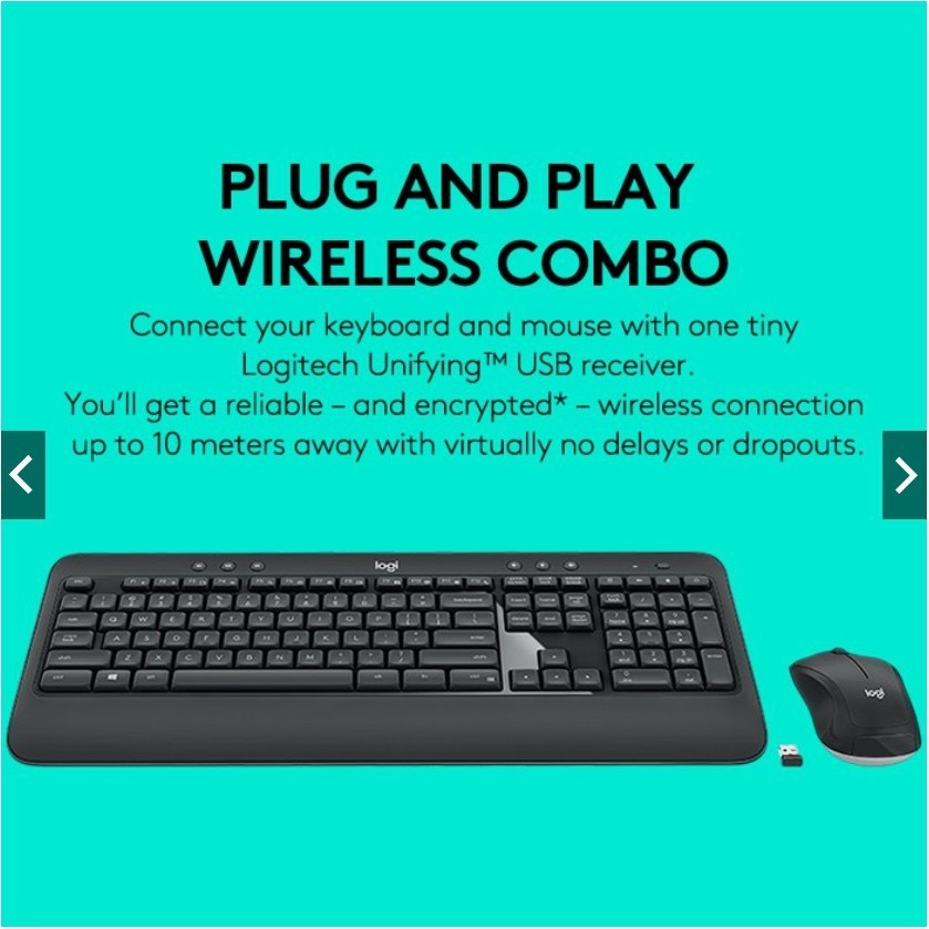 Logitech K540. Zestaw mysz i klawiatura Bytom Kup teraz na Allegro
