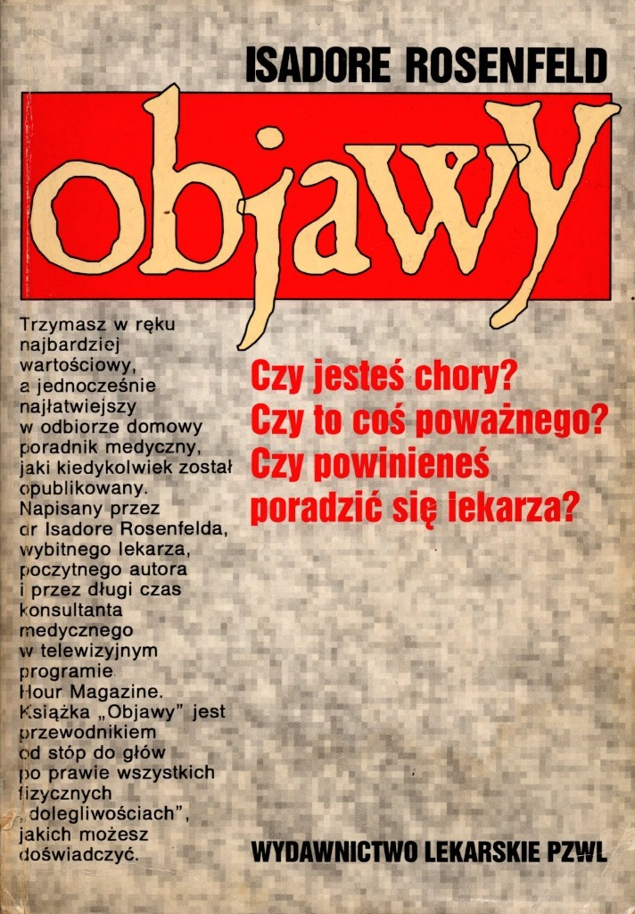 Objawy Isadore Rosenfeld | Warszawa | Kup teraz na Allegro Lokalnie