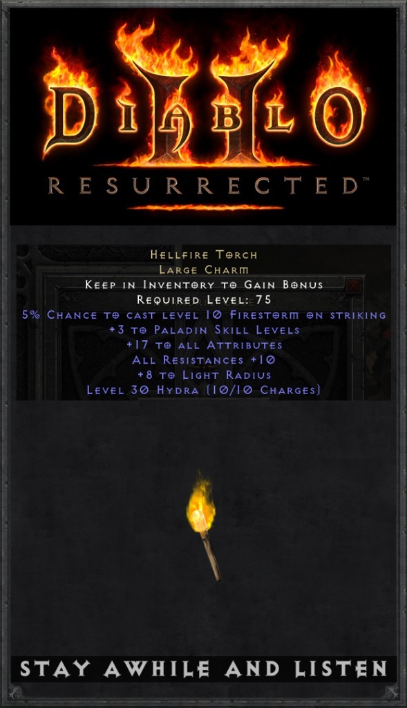 Paladin Torch Diablo 2 Resurrected NonLadder Gdańsk Kup teraz na