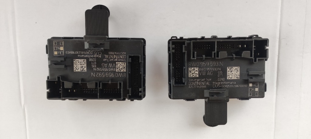 КОНТРОЛЕРИ МОДУЛЯ ДВЕРІ AUDI A4 B9 РЕСТАЙЛ ПРАВИЙ ЛІВИЙ 8W0959592N, 8W0959593N 