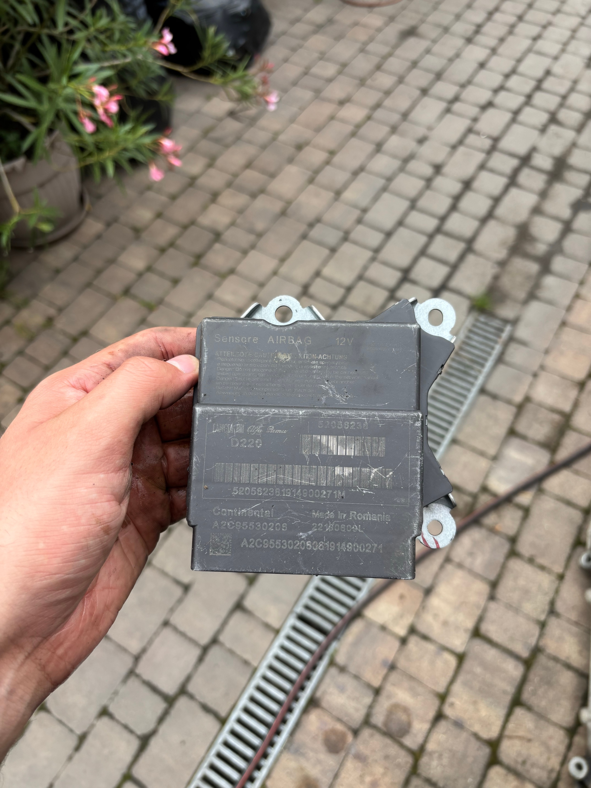 КОМП'ЮТЕР SENSORE AIRBAG D220 52056238 520562381914900271M 