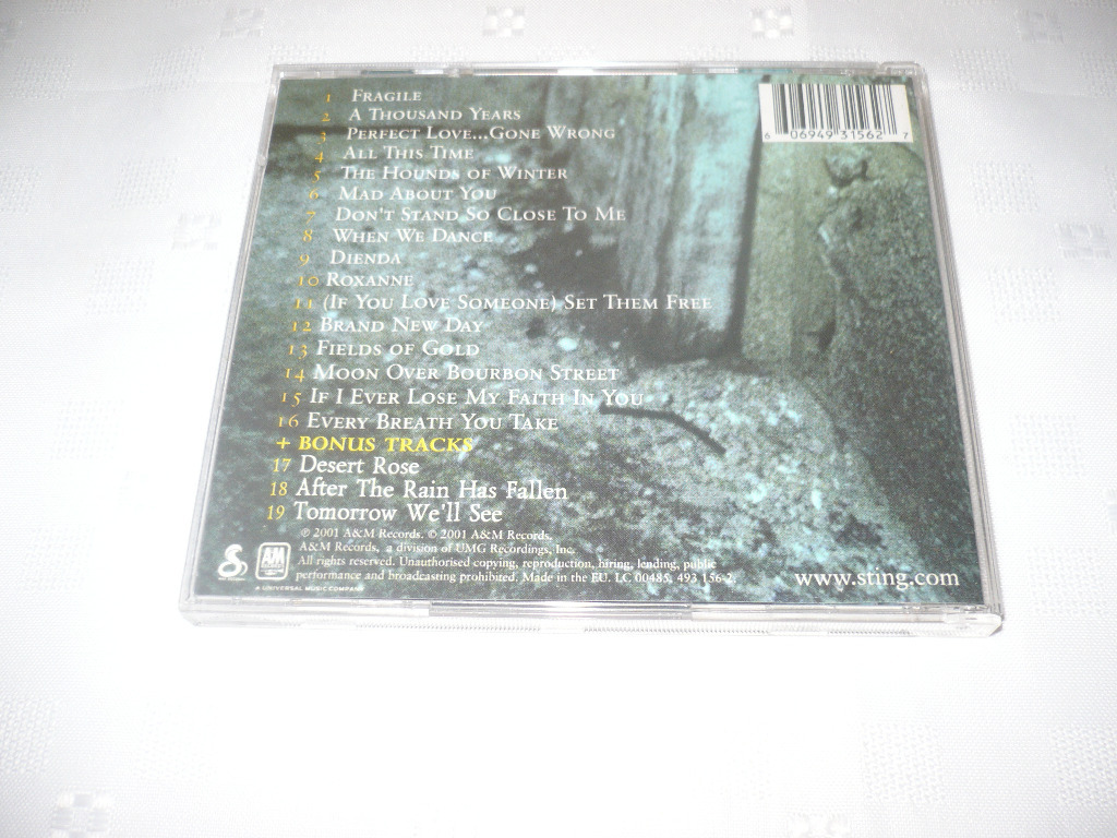 Sting all this time, 2001, płyta muzyczna CD Katowice Kup teraz na