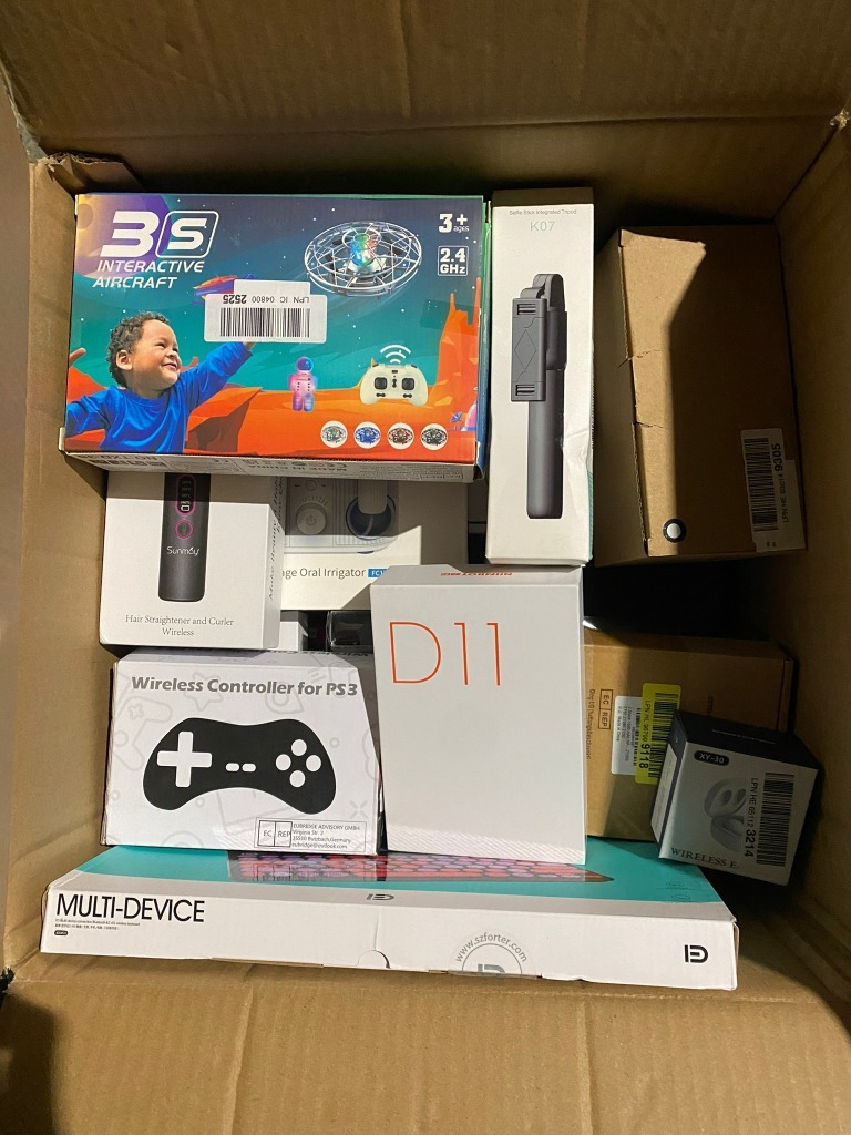 Box Amazon zwroty konsumenckie Dębowe Pole Licytacja na Allegro