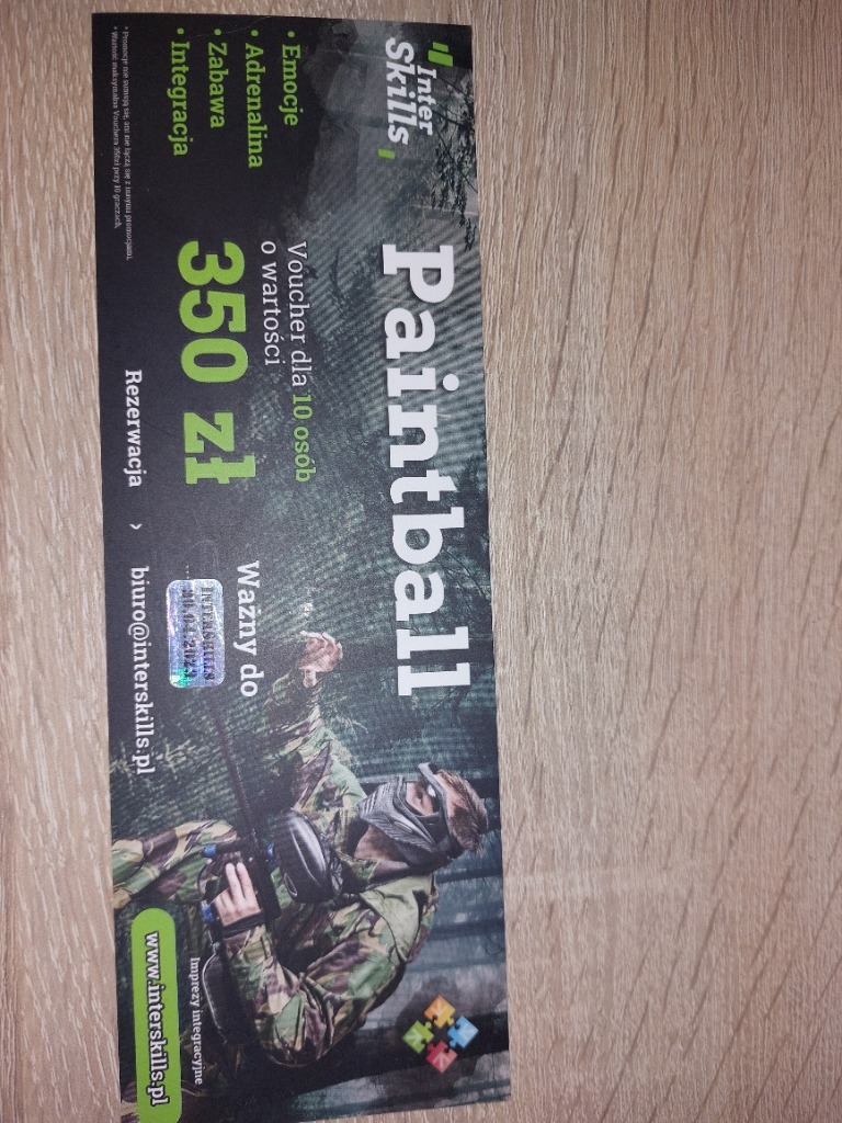 Voucher na paintball Sosnowiec Kup teraz na Allegro Lokalnie