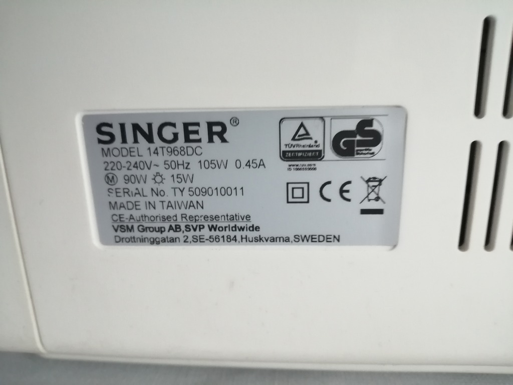 Coverlock singer professional 5 model 14T968dc Pruszków Kup teraz