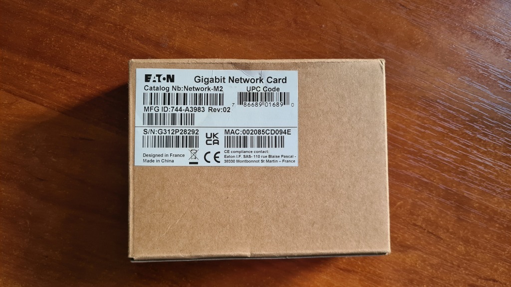 Eaton Gigabit Network Card M2 JAZGARZEWSZCZYZNA Kup teraz na