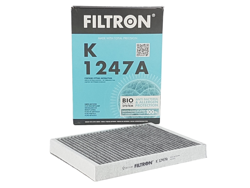 ФІЛЬТР САЛОННИЙ ВУГЛЕЦЕВИЙ FILTRON K1247A 