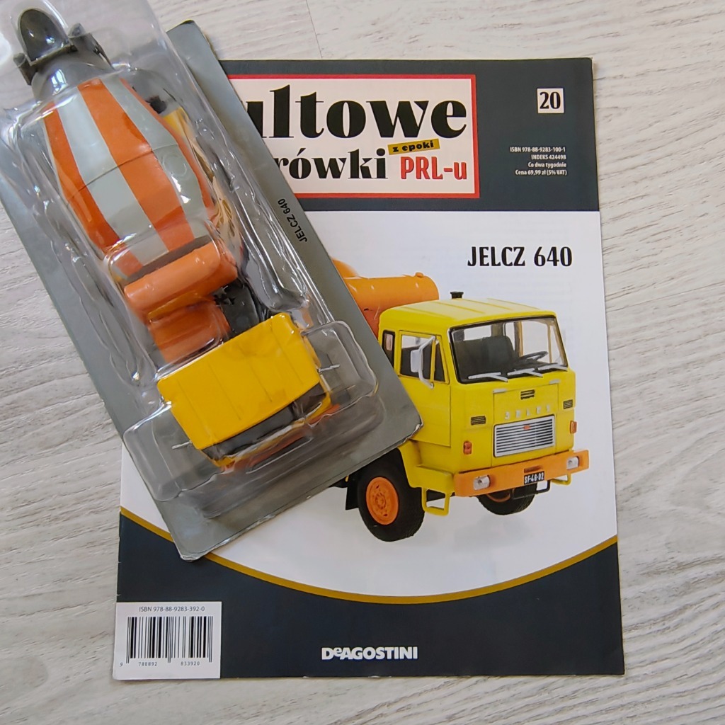 Camion Jelcz W 640 échelle 1:43 Par DeAgostini - Modèle Métal Collector