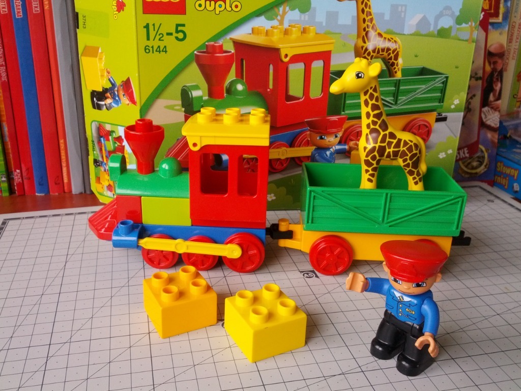 bombe Mutton dør spejl Zestaw Lego Duplo 6144 pociąg, lokomotywa, żyrafa | Rozdrażew | Kup teraz  na Allegro Lokalnie