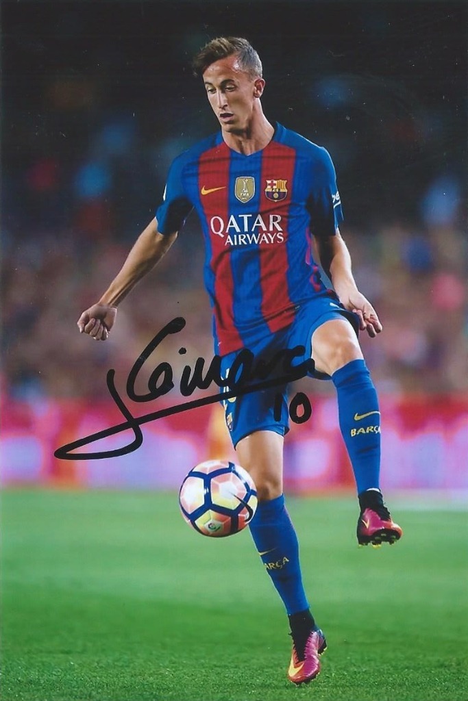 Juan CAMARA oryginalny autograf FC BARCELONA Warszawa Kup teraz na