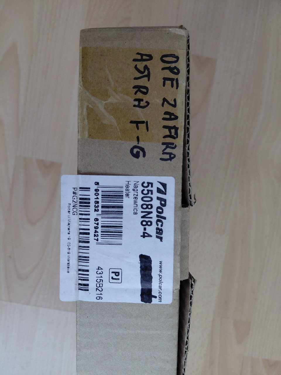 НАГРІВАЧ DO OPEL ZAFIRA, ASTRA. HEATER 5508N8-4 