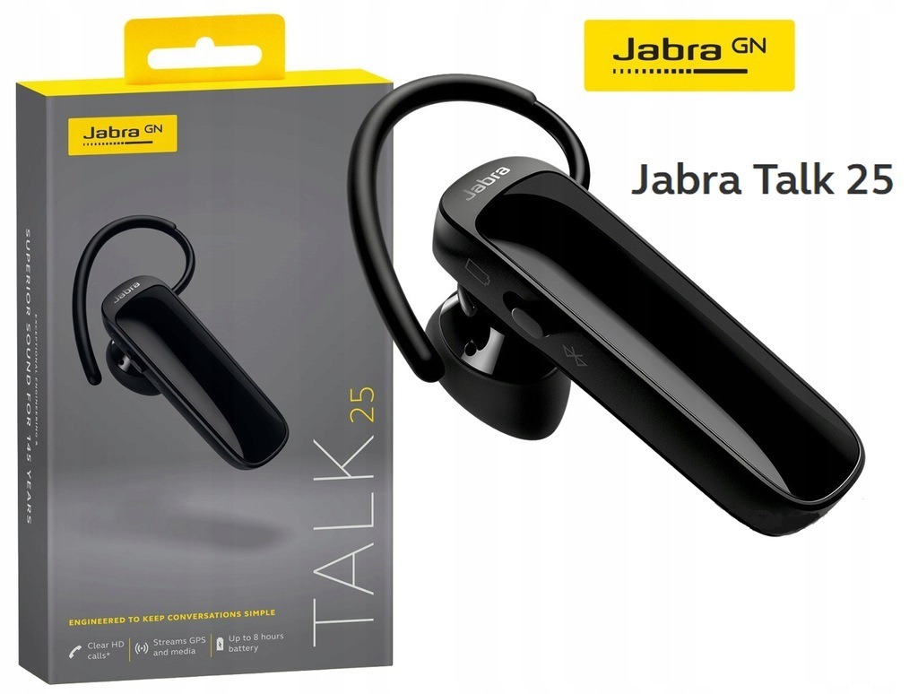 JABRA TALK 25 ZESTAW SŁUCHAWKOWY BLUETOOTH Ruda Śląska Kup teraz na