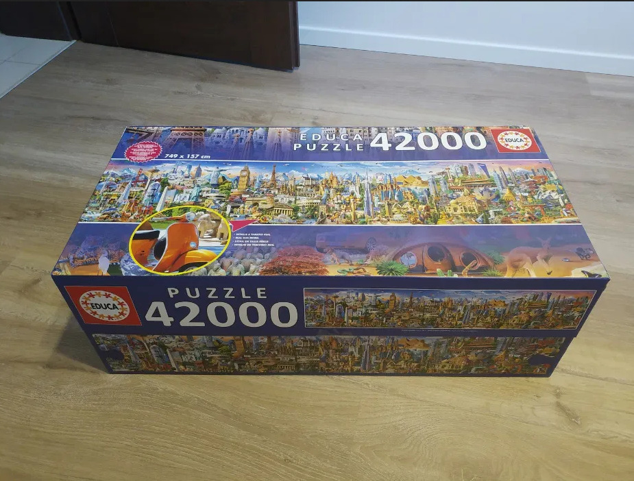 Puzzle 42000 el. Dookoła świata