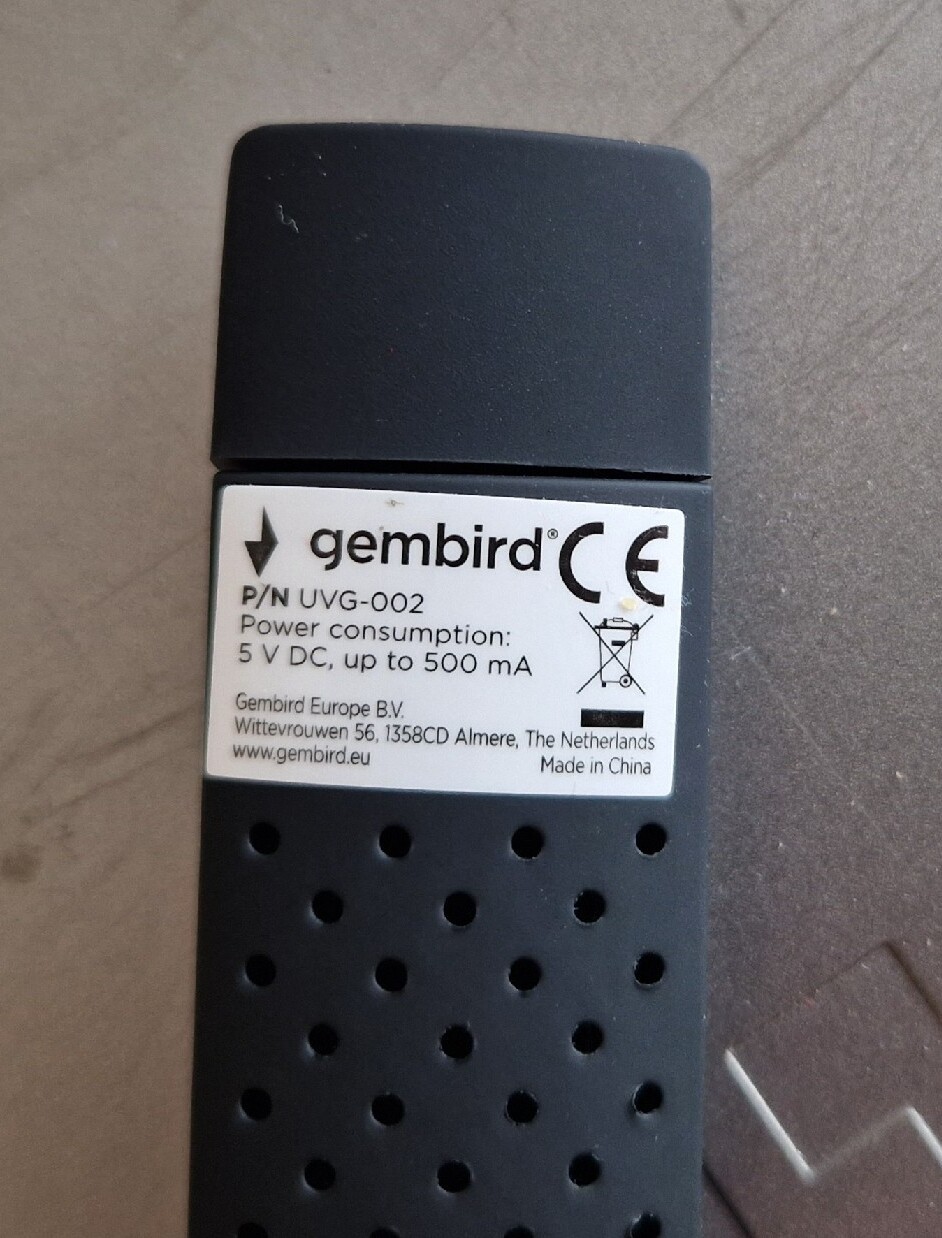 Gembird UVG002 zgrywanie VHS gotowy zestaw Wrocław Licytacja na