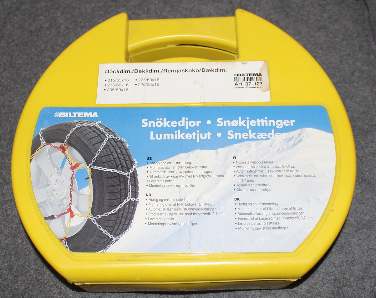Biltema 37-127 łańcuchy śniegowe R16