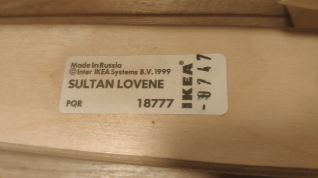Dno łóżka Sultan Lovene Ikea 140x200 Warszawa Kup teraz na Allegro Lokalnie