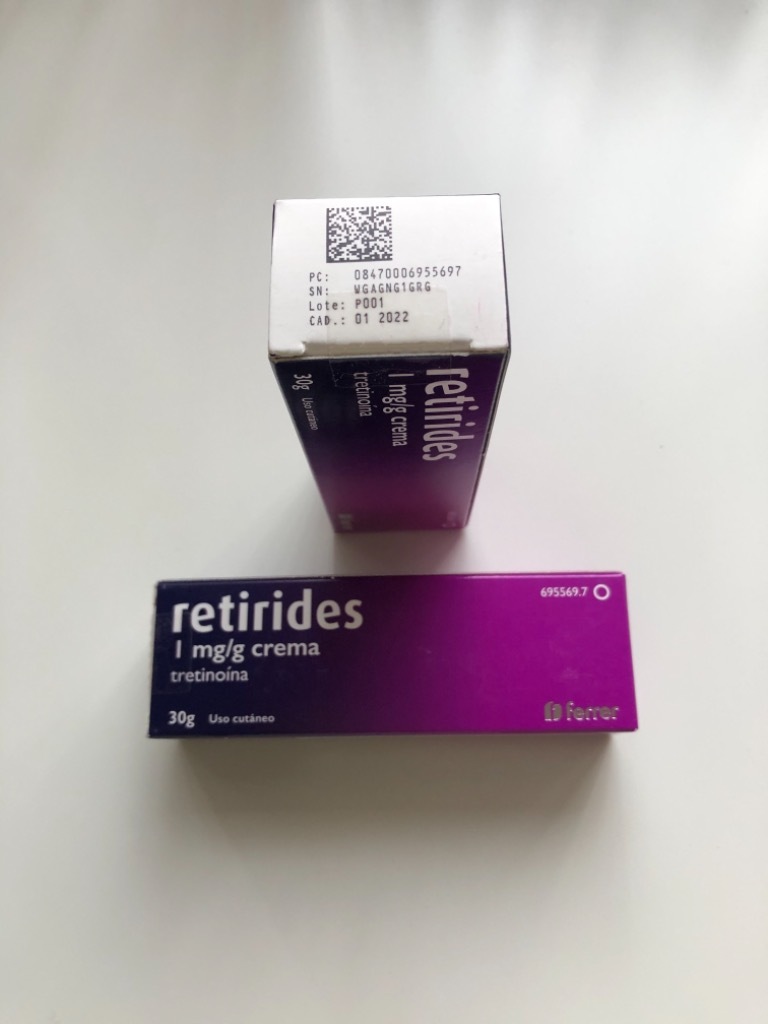 Krem Retirides 1mg Tretinoina 0,1% Tretynoina | Ząbki | Kup teraz na ...