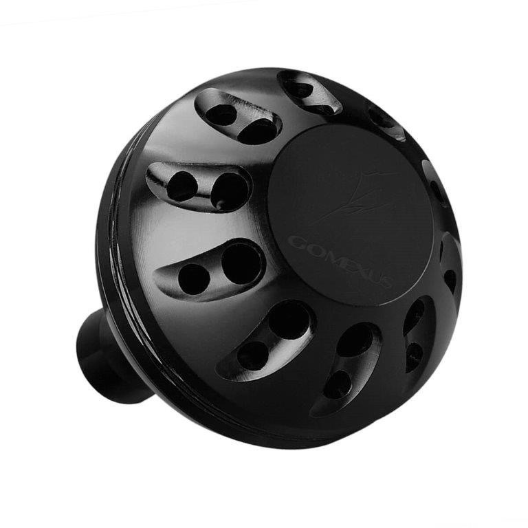 Bouton De Moulinet Gomexus TA38BKBK – Titane Noir 38mm, Pour Shimano A Et Daiwa S