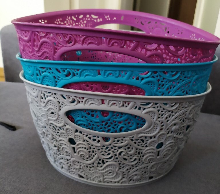 Koszyki victoria Curver 3 sztuki Leszno Kup teraz na Allegro Lokalnie