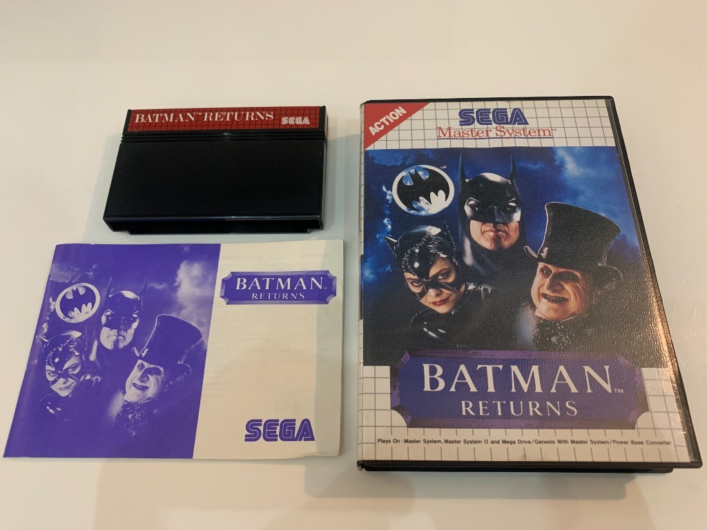 Sega Master System Batman Returns Gra Kartridz | Biała Podlaska | Licytacja  na Allegro Lokalnie