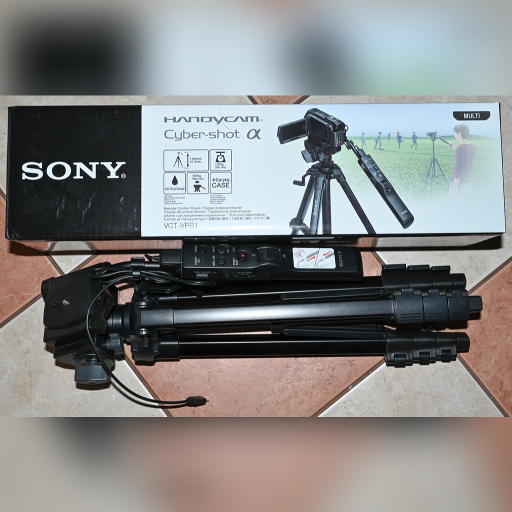 Statyw Sony VCTVPR1 z pilotem Rembelszczyzna Kup teraz na Allegro