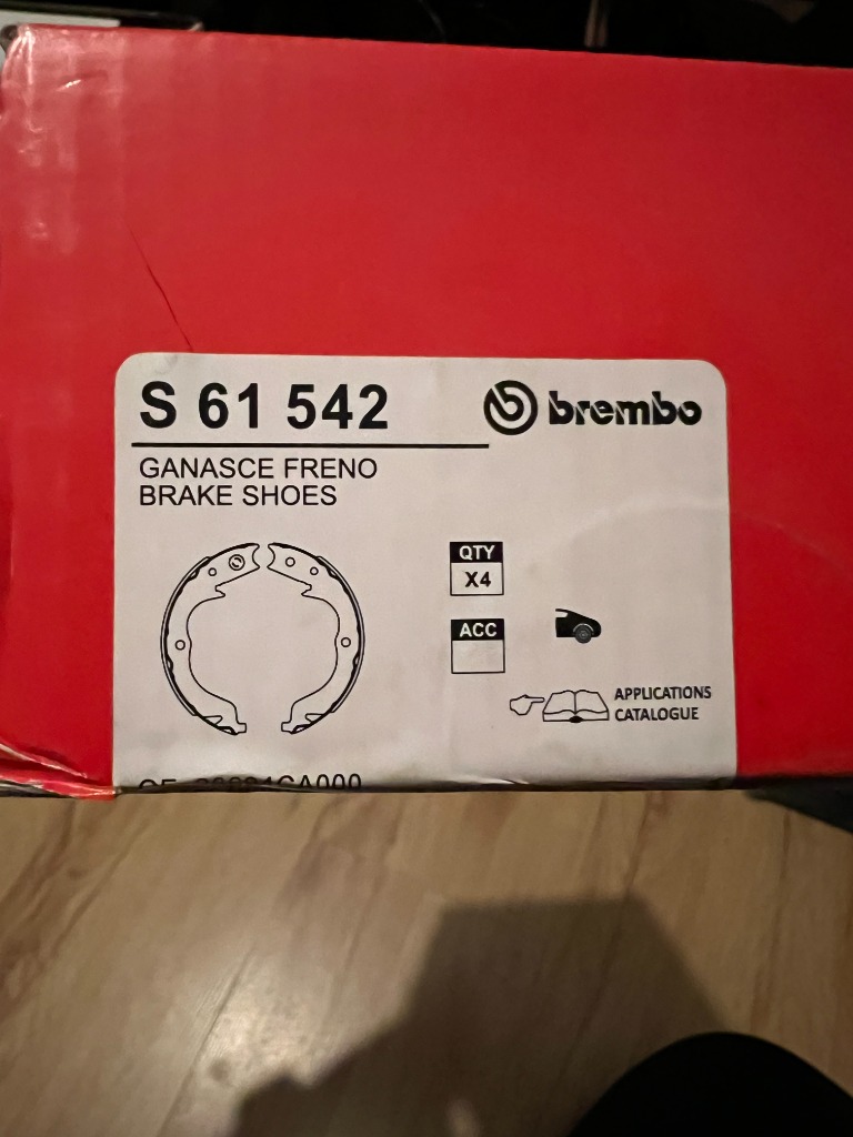 КОЛОДКИ ГАЛЬМІВНЕ S61542 