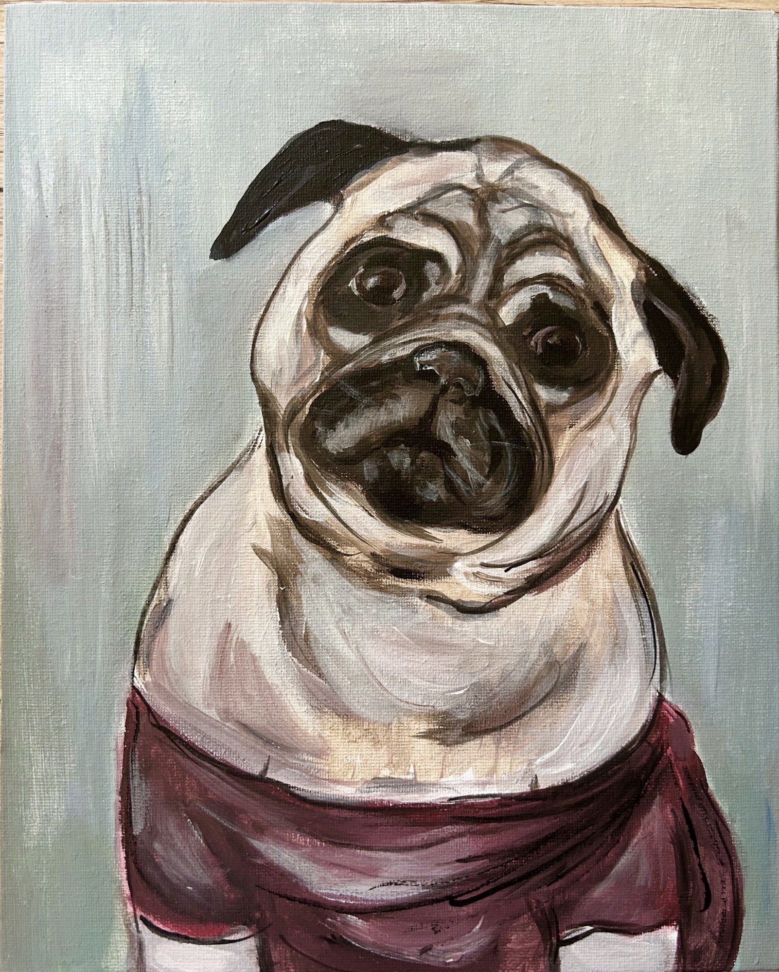 PORTRET PSA RASY MOPS Katowice Kup teraz na Allegro Lokalnie