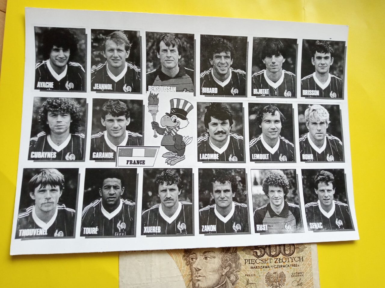 Zdjęcie Francja piłka nożna Olimpiada 1984 USA Kraków Licytacja na
