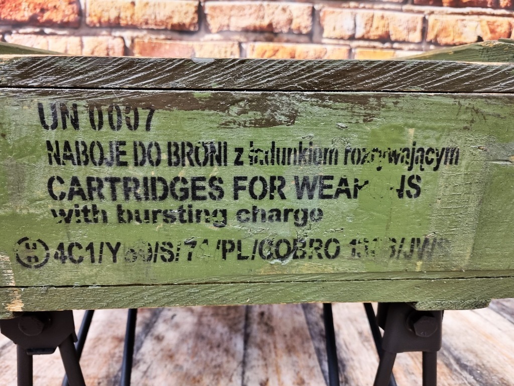 Stolik loft MILITARY, stolik kawowy Kołobrzeg Kup teraz na Allegro