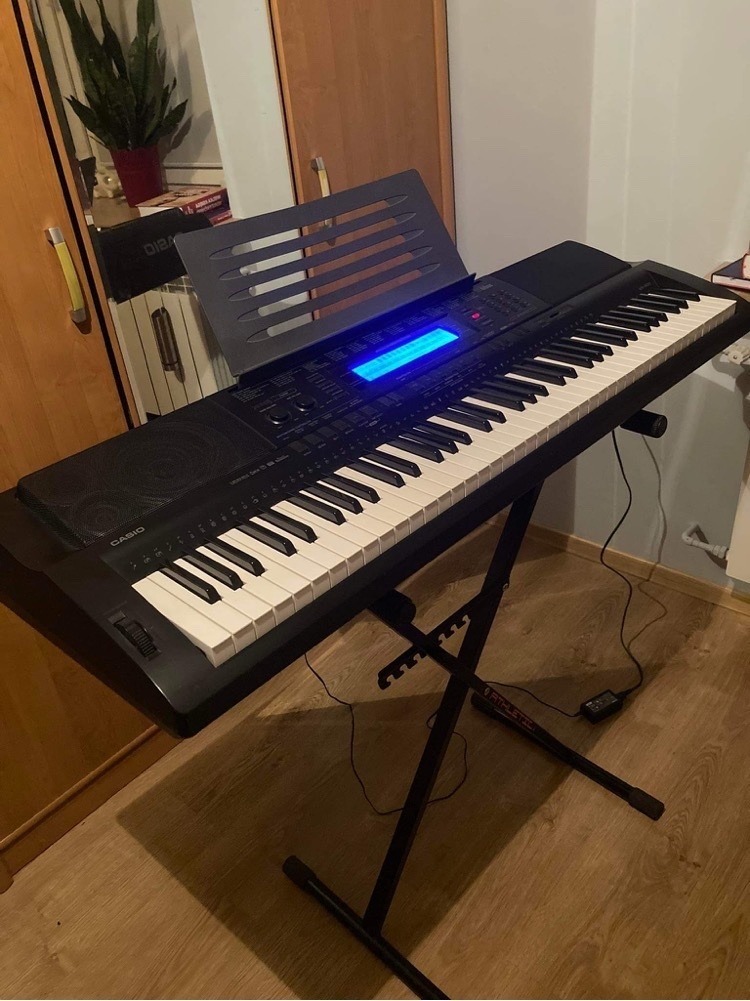 Keyboard CASIO WK500 Warszawa Ogłoszenie na Allegro Lokalnie
