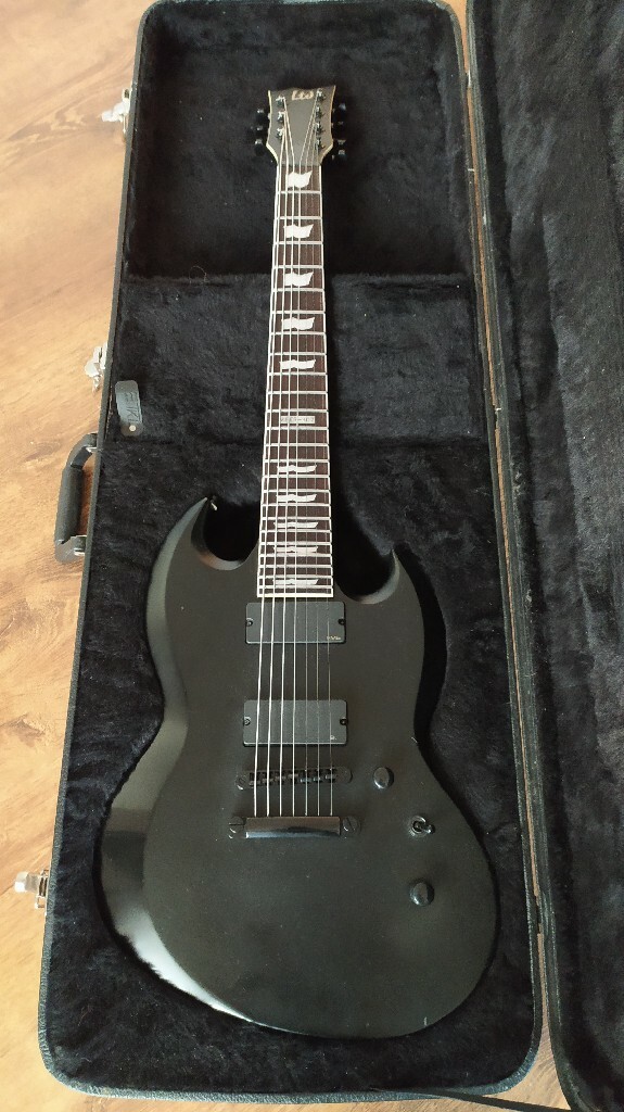 ESP Ltd Viper 407 Korea 7 strun EMG case straplock Krak w Kup