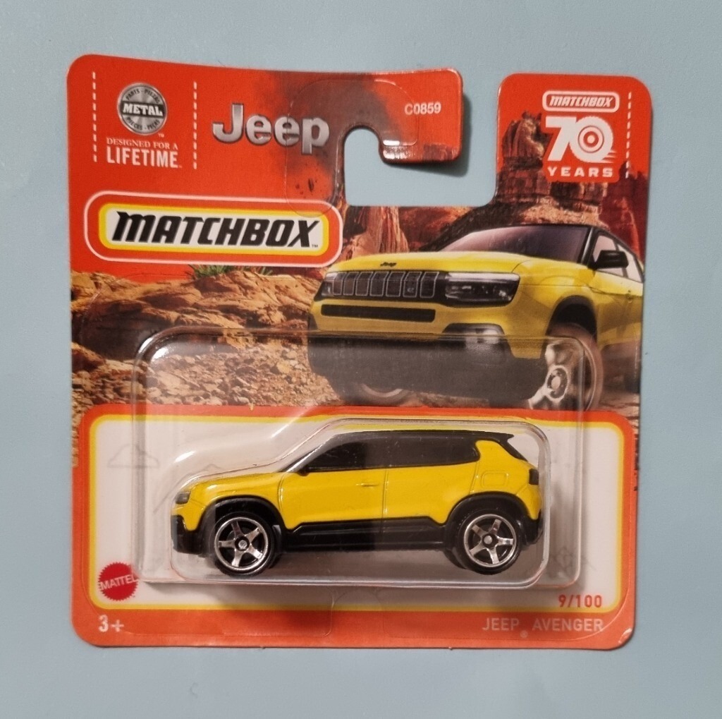 Matchbox Jeep Avenger, Yellow 9/100