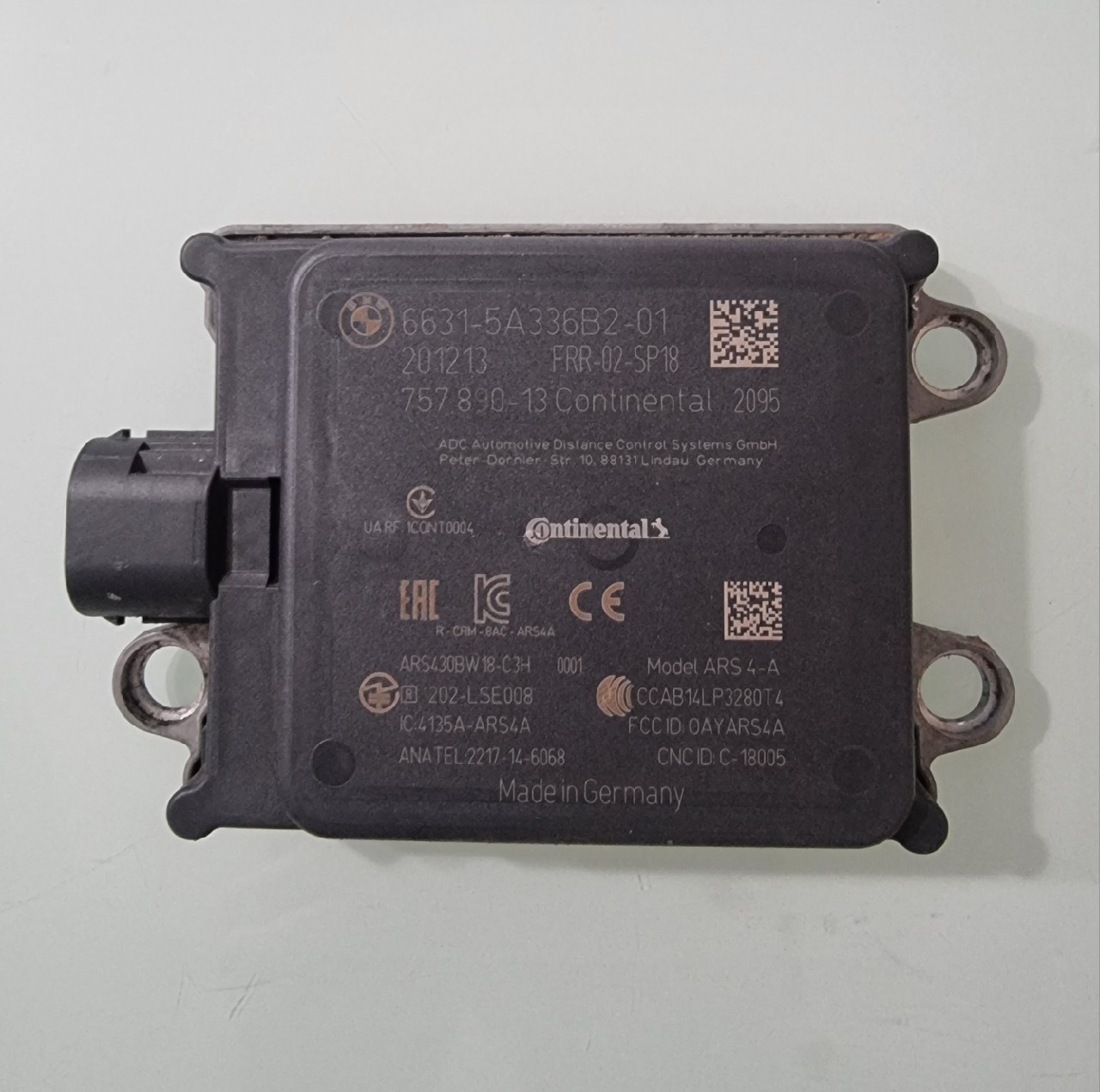 BMW РАДАР СЕНСОР ДИСТРОНІК 6631-5A336B2-01 757890 