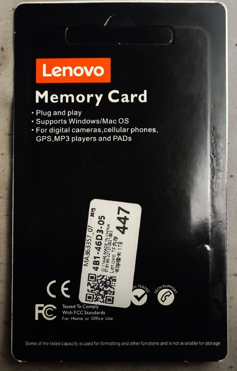 Lenovo karta MicroSD 1 TB oryginalne opakowanie | Stalowa Wola | Kup ...