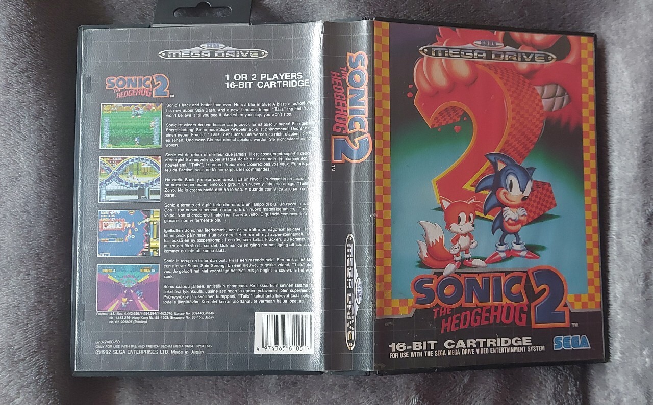 Sonic The Hedgehog 2, Mega Drive, Sega