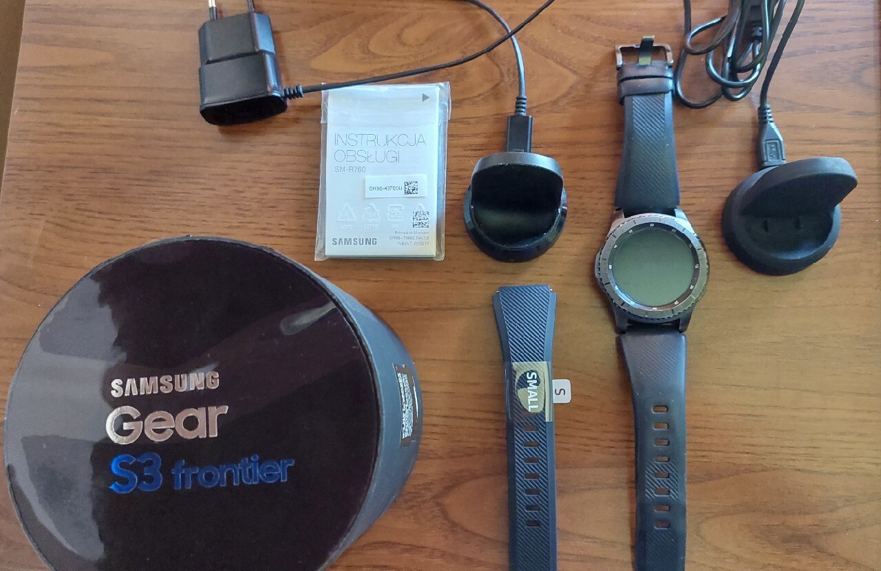Smartwatch SAMSUNG SM-R760N GEAR S3 Frontier | ZamoÅÄ | Licytacja na Allegro Lokalnie