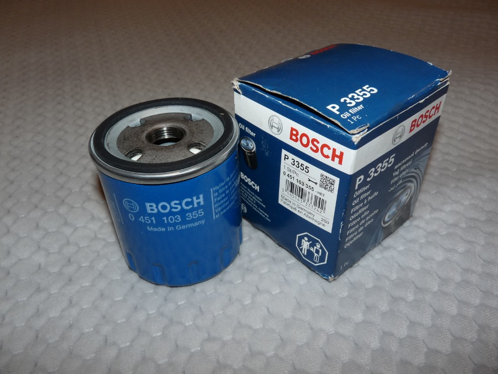 ФІЛЬТР МАСТИЛА BOSCH P3355 DO PEUGEOT 206 307 406 407 BOXER 
