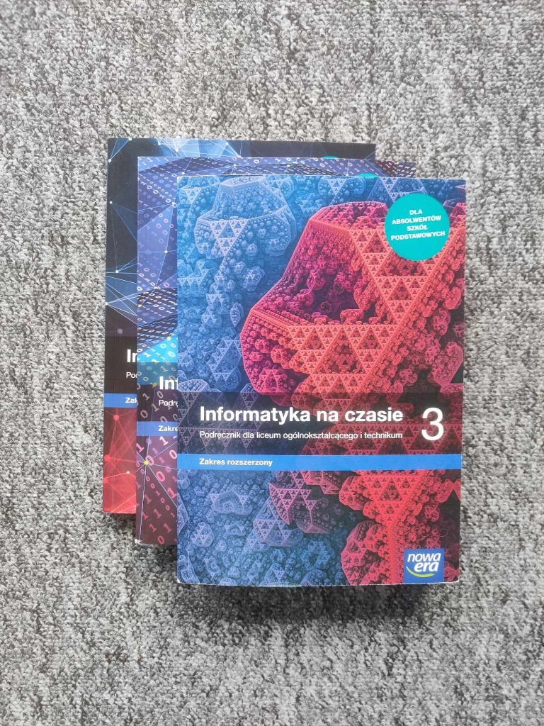 Informatyka Nowa Era Klasa 1 NOWA Informatyka na czasie Nowa Era KOMPLET 1+2+3 | Kleosin | Kup teraz